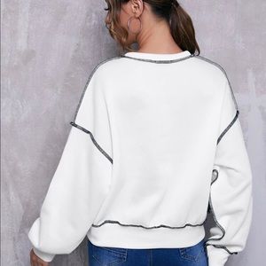 White lightweight sweater